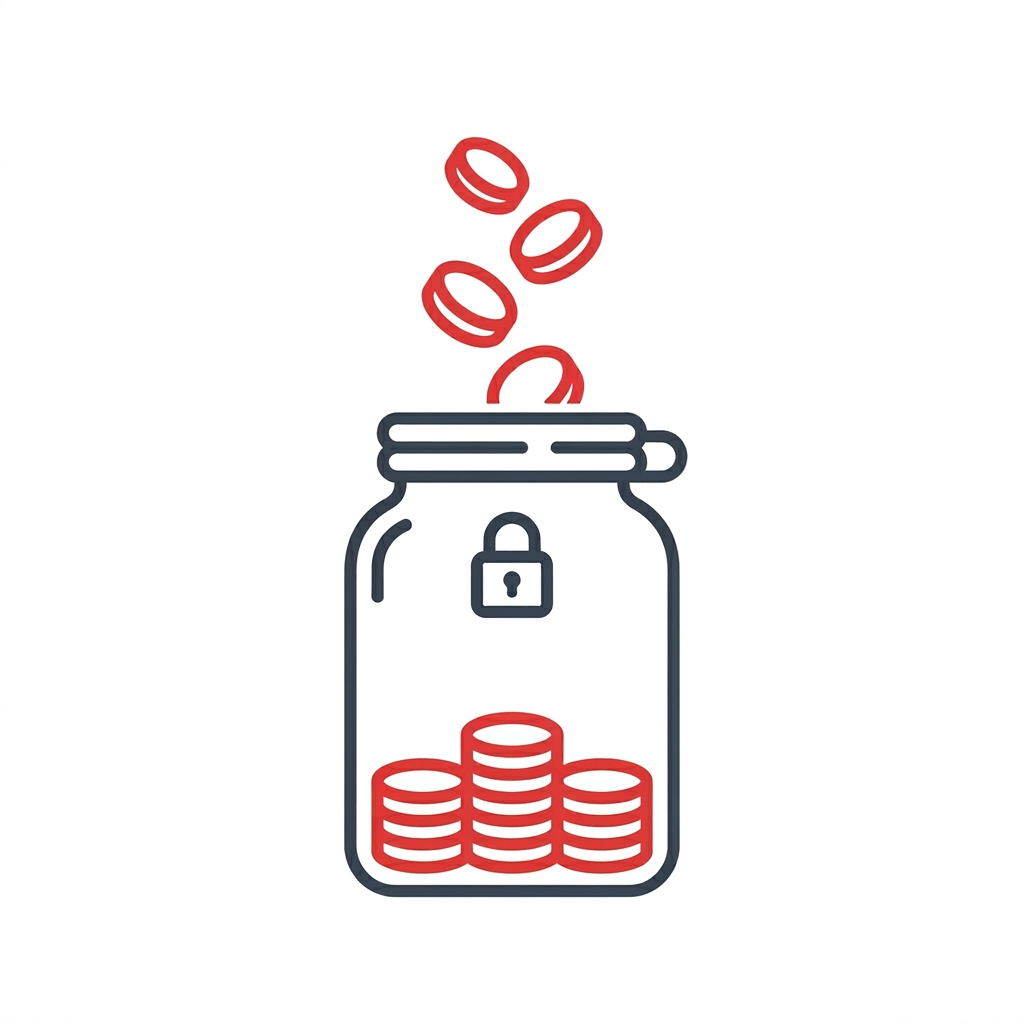 Savings jar with 202604221503
