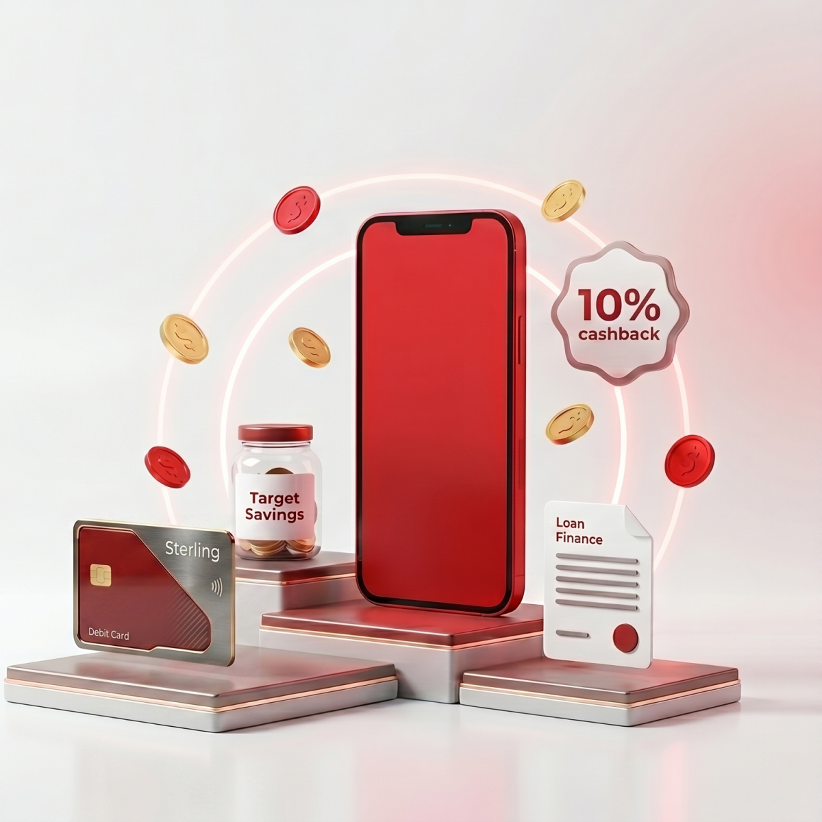 Sterling customer using digital banking products