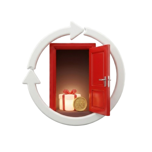 Red door with gift box 202606250853 removebg preview
