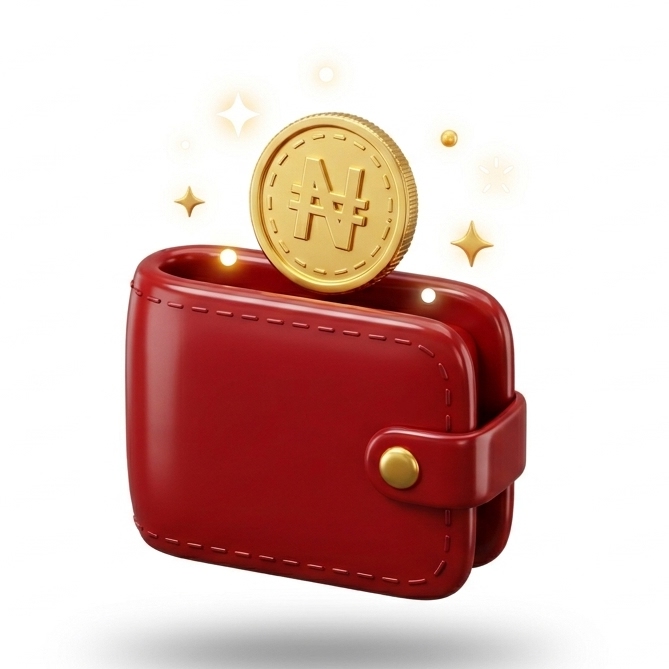 Red wallet with gold coin 202606250841