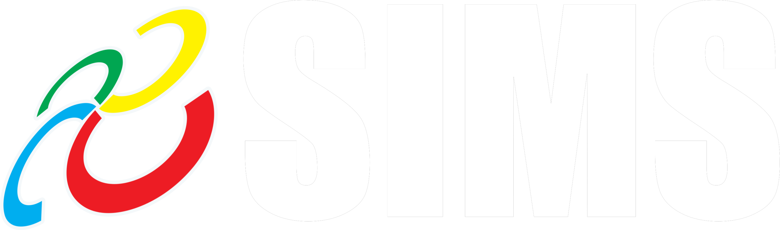Sims logo white scaled